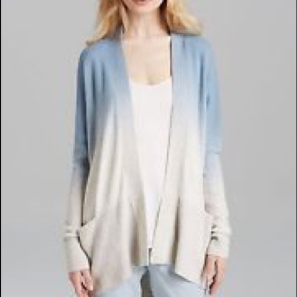 Vince Sweaters - VINCE cashmere Wool open cardigan in blue ombre